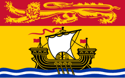 Official flag of New Brunswick