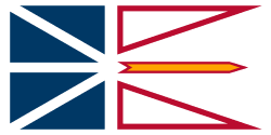 Official flag of Newfoundland and Labrador