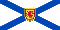 Official flag of Nova Scotia